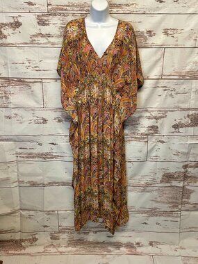 Rujuta Sheth for Anthropologie Marie Cinched Caftan Dress